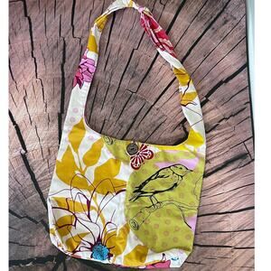 Cute Homemade Yellow Bird Print bag